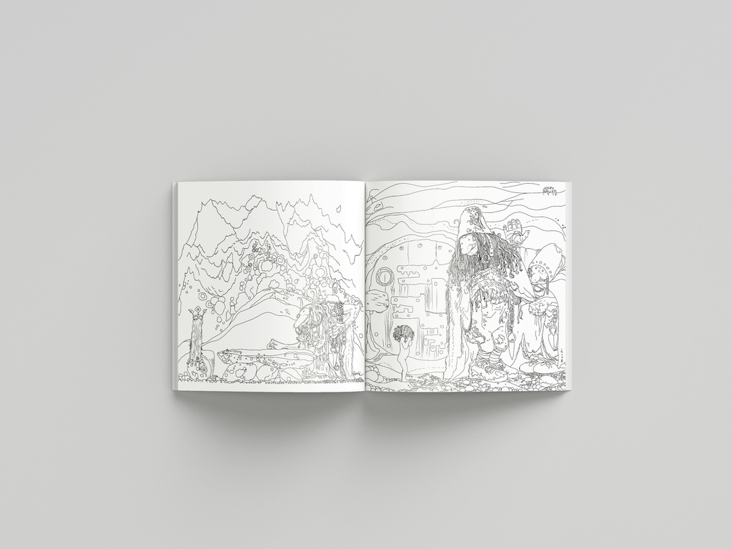 Fantasy Forest Coloring Book