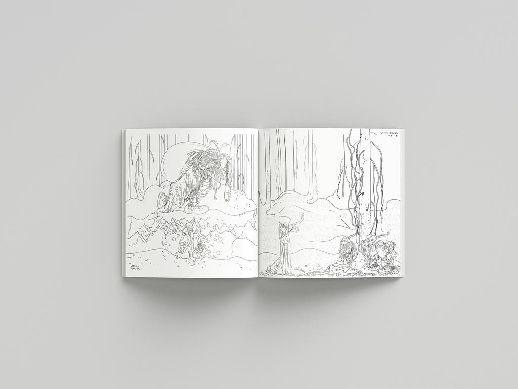 Fantasy Forest Coloring Book