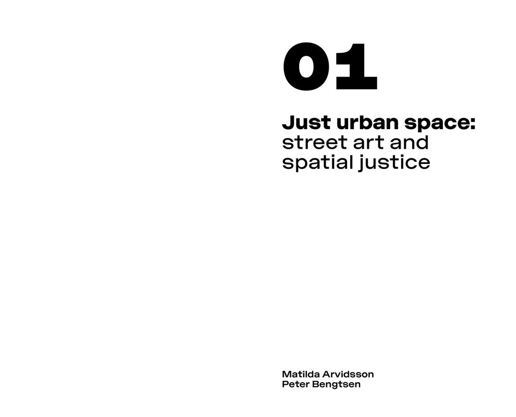 Urban Creativity