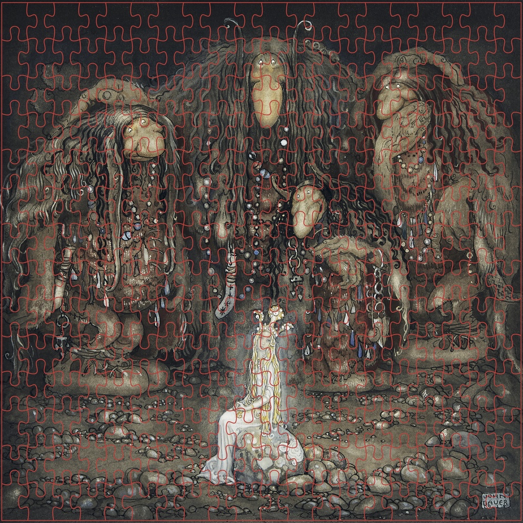 John Bauer: The Princess and the Trolls