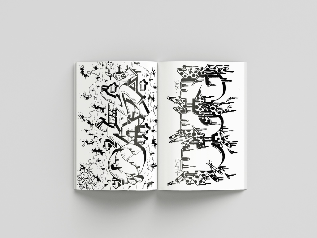 Graffiti Coloring Book