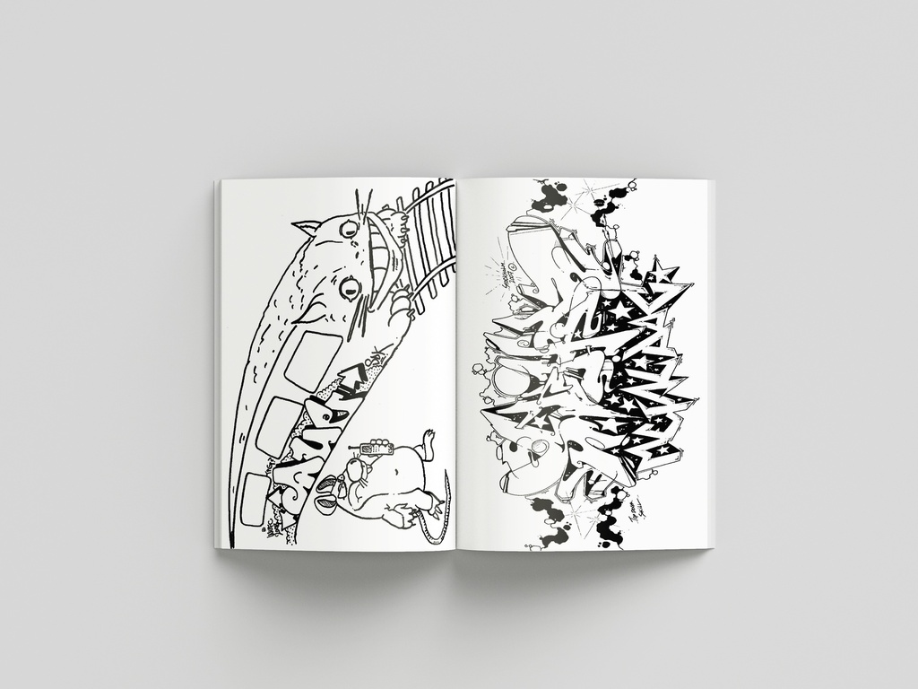 Graffiti Coloring Book