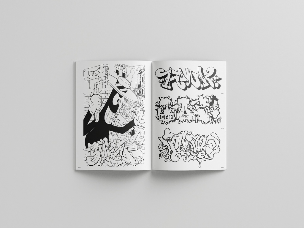 Graffiti Style Coloring Book