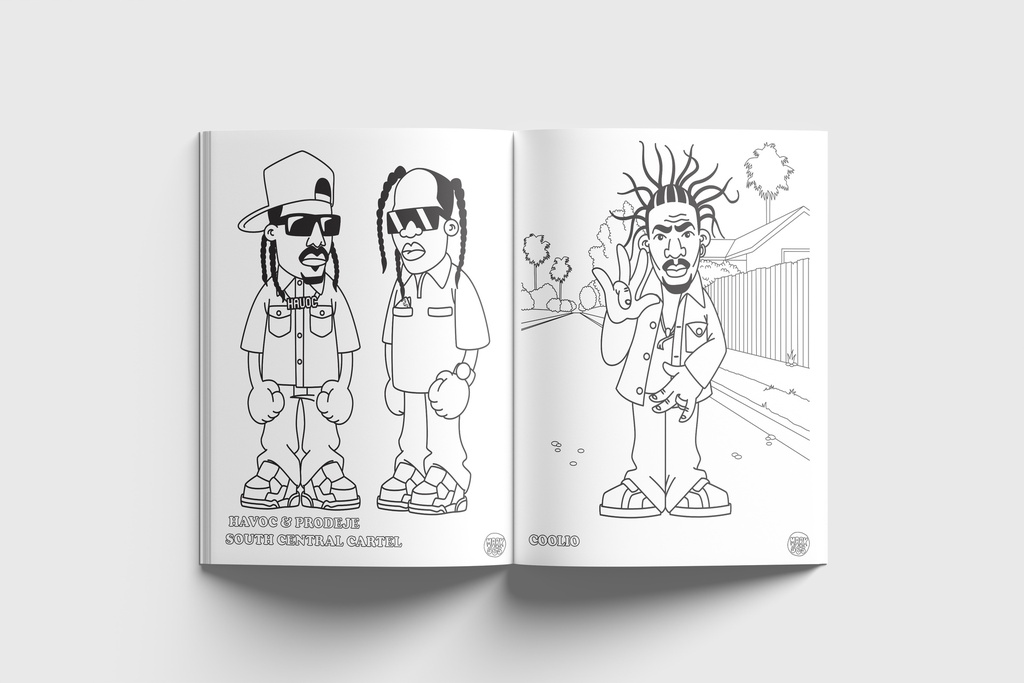 Hip Hop Coloring Book: West Coast Edition