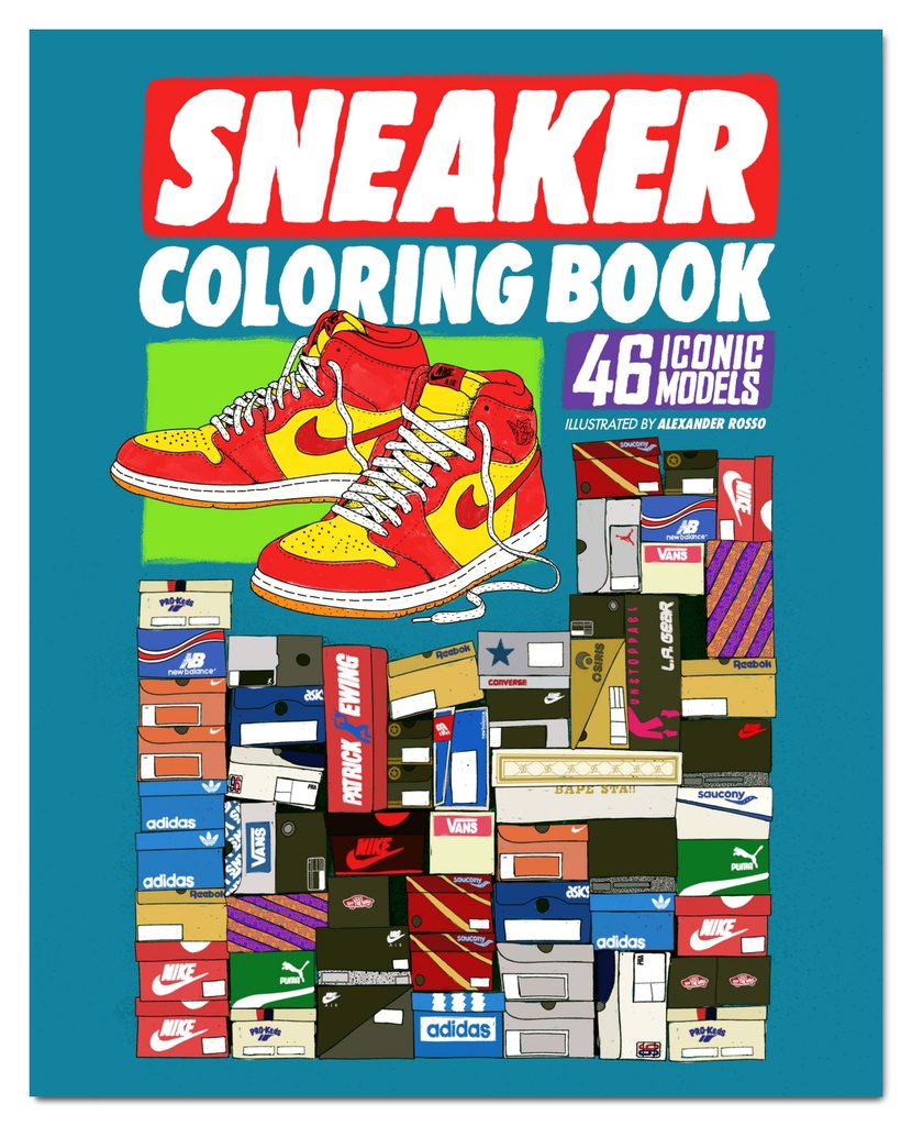 Sneaker Coloring Book