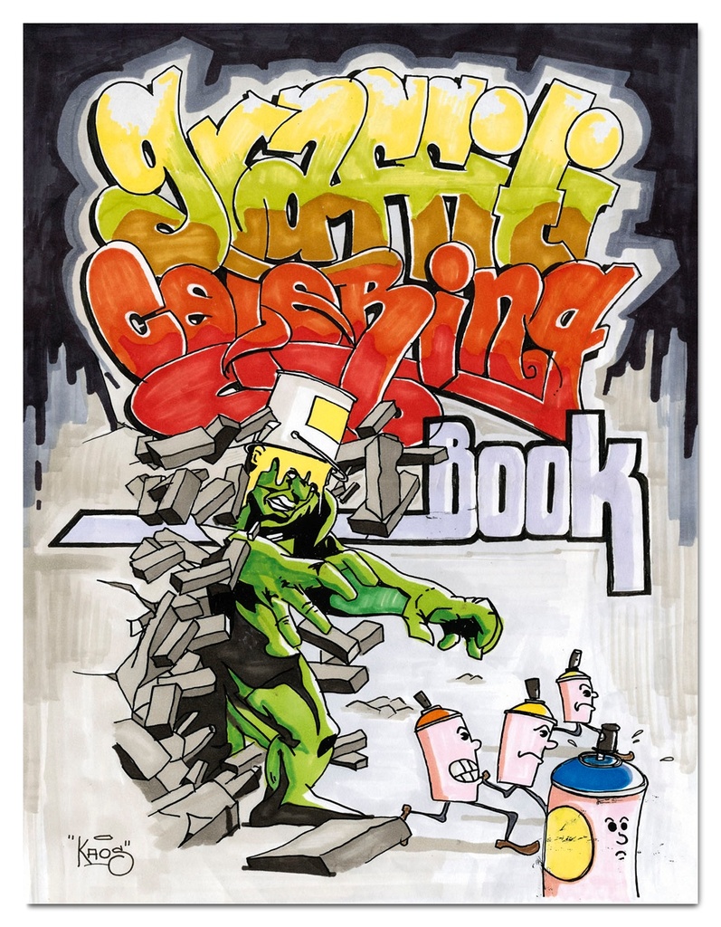 Graffiti Coloring Book