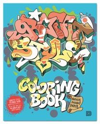 [9789188369055] Graffiti Style Coloring Book